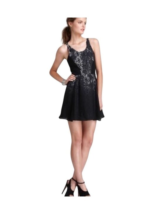 Parker Dresses & Skirts - Parker Black Silk Snake Skin Print Party Dress Womens Size XS